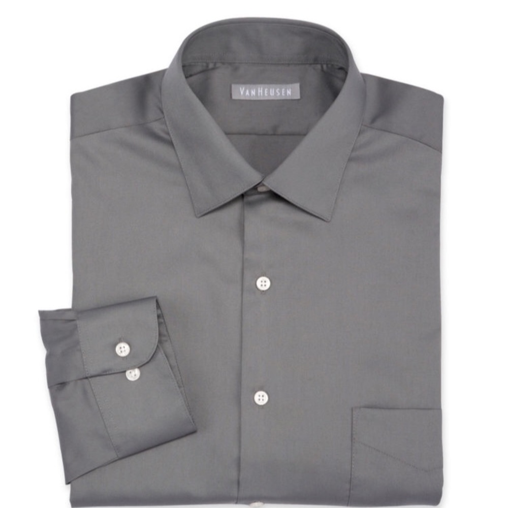 Van Heusen men’s gray dress shirt
